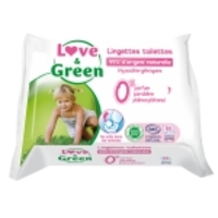 Lingettes dispersibles dans les toilettes sans parfum Love and Green