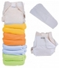 Lot 10 Couches lavable 3 à 15kg Arc en Ciel + culotte protection taille Popolini