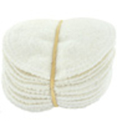 Lot 12 lingettes à démaquiller en chanvre et coton Lulu Nature