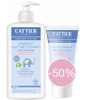 Lot de 1 Liniment Lait nettoyant pour le change 500ml + 1 Crème protectrice à Cattier
