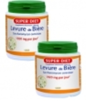 Lot de 2 boîtes de Levure de Bière 125 gélules Super Super Diet
