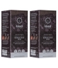 Lot de 2 coloration végétale Marron Foncé Brun Khadi