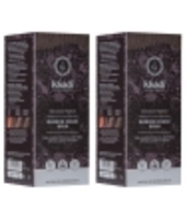 Lot de 2 coloration végétale Marron Foncé Brun Khadi