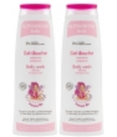 Lot de 2 Gel douche Fraise Coton Aloe Vera 2 x Alphanova