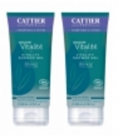 Lot de 2 Gels douche Vitalité sans sulfate Cattier