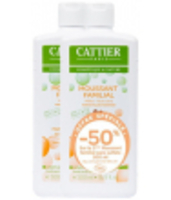 Lot de 2 Moussant Familial cheveux et corps sans sulfate Cattier