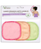 Lot de 3 carrés démaquillants lavables en Bambou Les Tendances D Emma