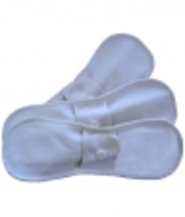 Lot de 3 serviettes régulières lavables jour Chanvre Lulu Nature