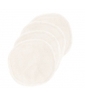 Lot de 4 éco lingettes démaquillantes 100% coton Couleur Caramel