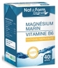 Magnésium marin Vitamine B6 40 gélules Nat et Form