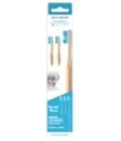 Manche Brosse à dents et 3 têtes interchangeable adultes bleue Humble Brush