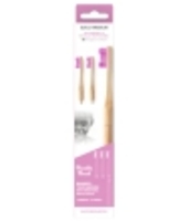 Manche Brosse à dents et 3 têtes interchangeable adultes violet Humble Brush
