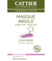 Masque argile rose Aloe vera sachet unidose Cattier