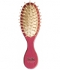 Mini Brosse ovale en Frêne Tek