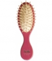 Mini Brosse ovale en Frêne Tek