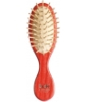 Mini Brosse ovale en Frêne Tek