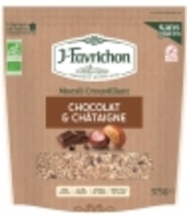 Muesli Croustillant Chocolat Chataigne sans gluten Favrichon