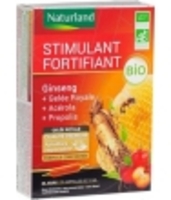 Panax Ginseng Gelée royale Acérola Propolis Bio 20 Ampoules de Naturland