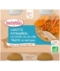 Petits Pots Carotte Potimarron et Truite de Bretagne dès 8 mois Babybio