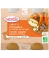 Petits Pots Carottes Potimarron Pomme Canard fermier du Poitou dès 8 mois Babybio