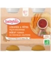 Petits Pots Légumes Pâtes Bolognaise Boeuf Fermier dès 6 mois Babybio