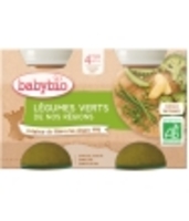 Petits pots Légumes verts de nos régions 2x130g dès 4 mois Babybio