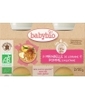 Petits pots Mirabelle et Pomme dès 4 mois Babybio