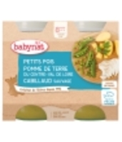 Petits Pots Petits Pois Pommes de Terre Cabillaud dès 8 mois Babybio