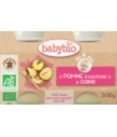 Petits pots Pommes Coings 2X 130g dès 4 mois Babybio