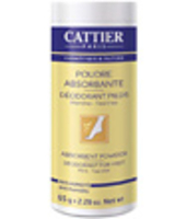 Poudre absorbante déodorant pieds Menthe Tea Tree naturelle Cattier
