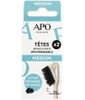 Recharge de brosse à dents rechargeable Medium (2 têtes) Apo France