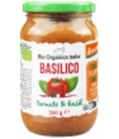 Sauce tomates basilic Bio Organica Italia
