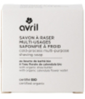 Savon à raser multi usages saponifié à froid Avril
