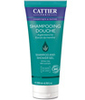 Shampooing Douche sport sans savon Argile blanche Menthe Cattier