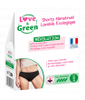 Shorty Menstruel Lavable Ecologique Taille 38 Flux Love and Green