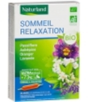 Sommeil Relaxation Passiflore Aubépine Oranger Lavande Bio 20 Naturland