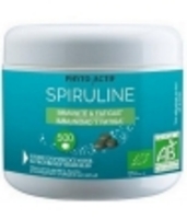Spiruline bio 100% naturelle Immunité Fatigue 500 Phyto-Actif