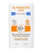 Stick solaire SPF50+ bleu Hypoallergénique Peaux Alphanova