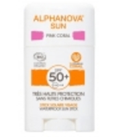 Stick solaire SPF50+ rose Hypoallergénique Peaux sensibles Alphanova