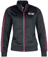 AC/DC - Amplified Collection - Ladies Taped Tricot Track Top - Haut de survêtement - Femme - noir