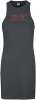AC/DC - Amplified Collection - Logo - Robe courte - Femme - anthracite