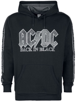 AC/DC - Amplified Collection - Mens Taped Fleece Hoodie - Sweat-shirt à capuche - Homme - noir