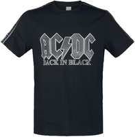 AC/DC - Amplified Collection - Mens Taped Single Jersey - T-Shirt Manches courtes - Homme - noir