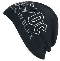 AC/DC - Back In Black - Light Beanie - Bonnet - Unisexe - noir
