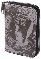 AC/DC - Back in Black - Portefeuille - Unisexe - noir gris