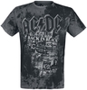 AC/DC - Back in Black - T-Shirt Manches courtes - Homme - gris noir