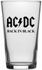 AC/DC - Back in Black - Verre à bière - Unisexe - transparent