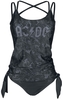 AC/DC - EMP Signature Collection - Maillot de bain - Femme - noir gris