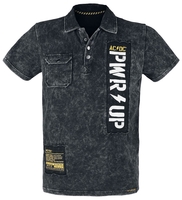 AC/DC - EMP Signature Collection - Polo - Homme - gris foncé