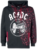 AC/DC - EMP Signature Collection - Sweat-shirt à capuche - Homme - noir rouge